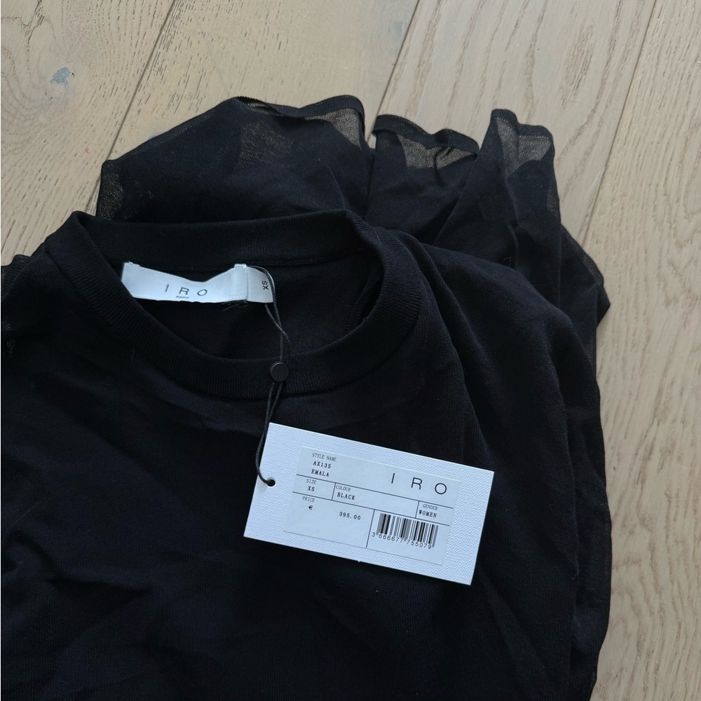 IRO Black Sheer dress - Picture 4 of 5